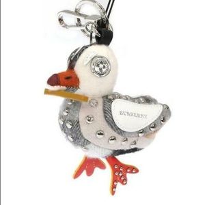 NWT BURBERRY SEAGULL LIMITED  EDITION KEYCHAIN